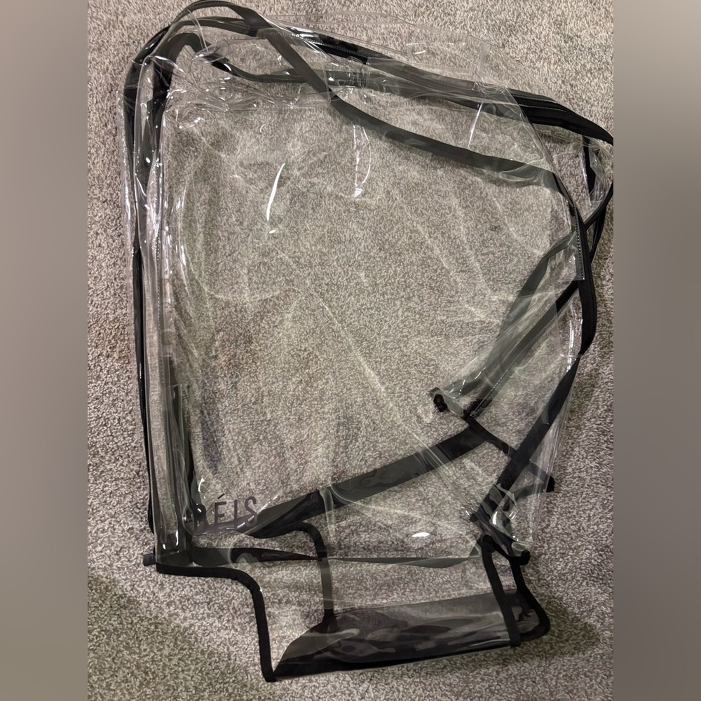 BÉIS medium clear luggage cover NWOT